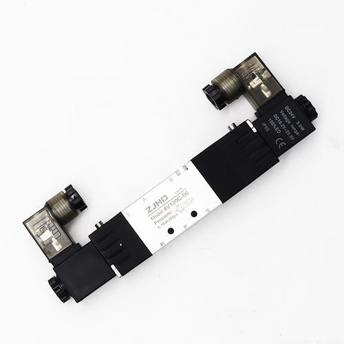 Pilot-operated solenoid valve - 4V130C-06B - ZJHD Automation Technology Co., Ltd. - 5-way / for compressed air / electromagnetic