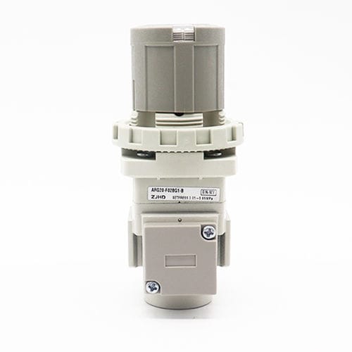 Compressed air pressure regulator - ARG20-F02BG1-B - ZJHD Automation Technology Co., Ltd. - with pressure gauge / relieving