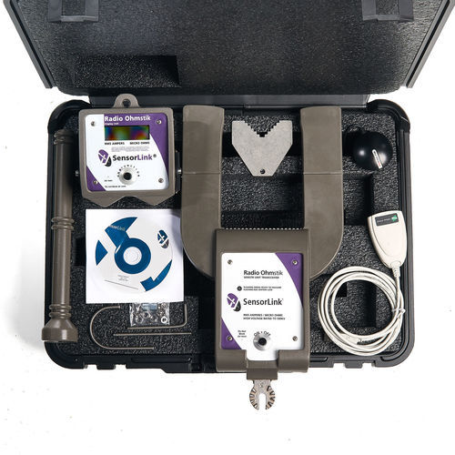 Digital microhmmeter - 6-184 - SENSORLINK - portable / battery-powered