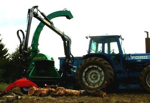 Tractor-mounted wood chipper - SUPER-PAIN 1300 - EQUIPE JEAN PAIN SARL - trailer-mount