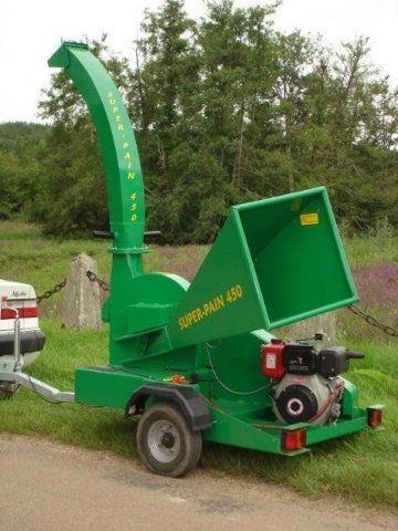 Mobile wood chipper - SUPER-PAIN 450 G - EQUIPE JEAN PAIN SARL - trailer-mount / tractor-mounted