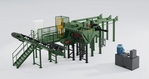 Horizontal log splitter - DH-PRO-600 - Dehard