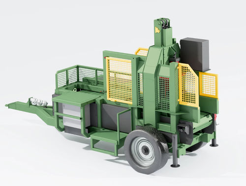 Horizontal log splitter - DVM-SPLIT-600 - Dehard - vertical