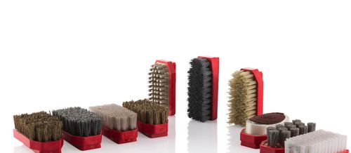Flat brush - CgS Abrasives - finishing / surface treatment / nylon