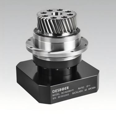 Planetary servo-gearbox - ND series - DESBOER - helical gear / coaxial / 50 - 100 Nm