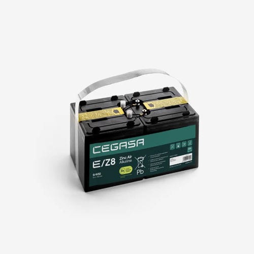 Zinc air alkaline battery - E/Z8 9/400 - Cegasa Energía SLU - rectangular / 9 V / industrial