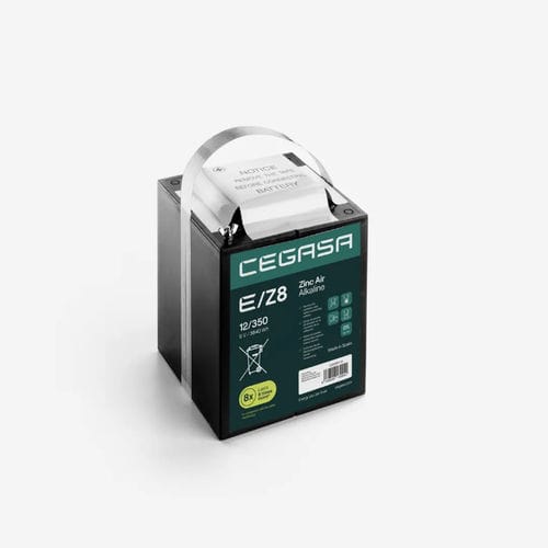 Zinc air alkaline battery - E/Z8 12/350 - Cegasa Energía SLU - rectangular / 12 V / industrial