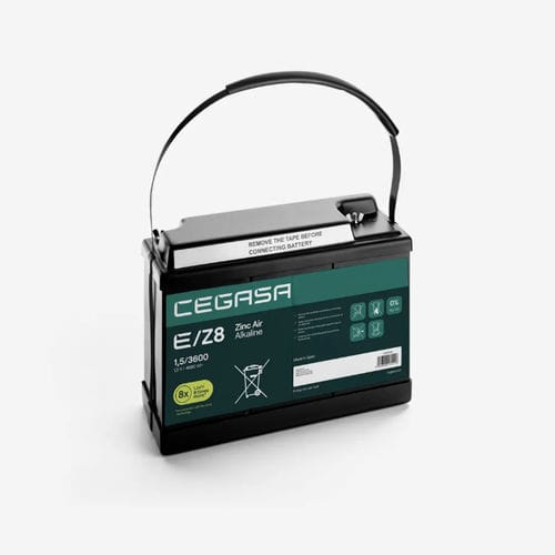 Zinc air alkaline battery - E/Z8 1,5/3600 - Cegasa Energía SLU - rectangular / 1.5 V / industrial