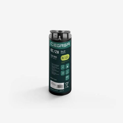 Zinc air alkaline battery - E/Z8 1,5/200 - Cegasa Energía SLU - cylindrical / 1.5 V / industrial