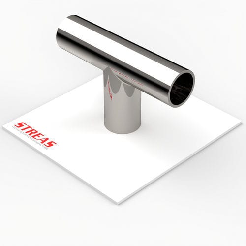 Hydraulic fitting - X33-1 series - Streas srl - for vacuum / weld-on / T-shaped