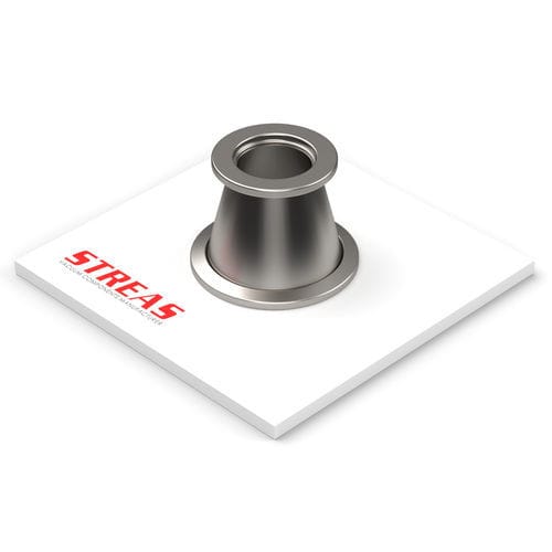 Flange adapter - RC series - Streas srl - flange / reducing / 304 stainless steel