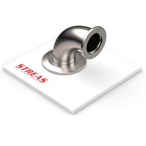 Stainless steel pipe elbow - 90CR series - Streas srl - 90°