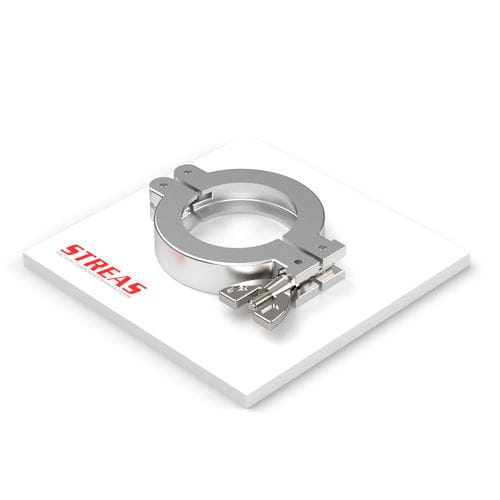 Mecanical clamp clamping element - CS series - Streas srl - manual / for pipes / stainless steel