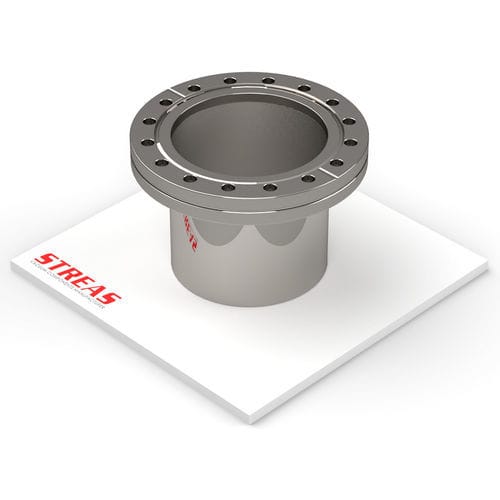 Tube flange - FT series - Streas srl - stainless steel / weld
