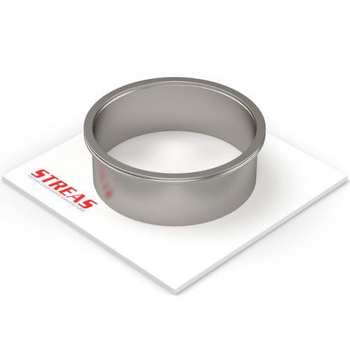Tube flange - FT63ISOK-76-100-4 - Streas srl - stainless steel / weld