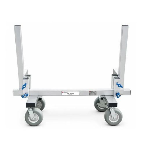 Adjustable hand truck - ATD01 - AARDWOLF INDUSTRIES LLC - with brake / aluminium