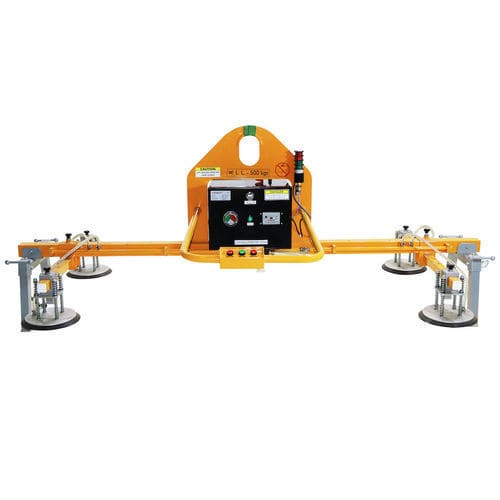 4-point vacuum lifting device - AEVLP4-500 - AARDWOLF INDUSTRIES LLC - for metal sheets / adjustable / electric