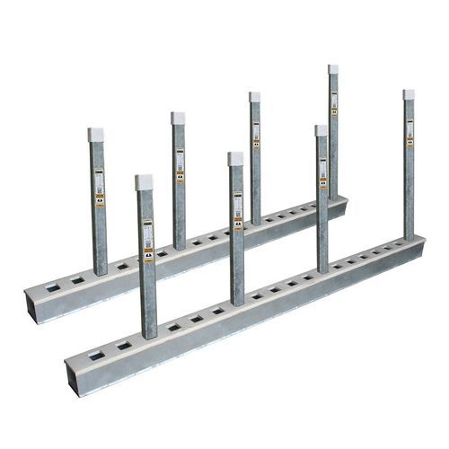 Steel storage rack - AWR01P - AARDWOLF INDUSTRIES LLC