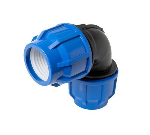 Hydraulic fitting - EL350 series - NEISCO FOR MODERN WATER SYSTEMS PRODUCTION - compression / 90° angle / polypropylene
