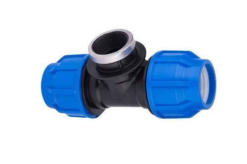 Hydraulic fitting - TE342 series - NEISCO FOR MODERN WATER SYSTEMS PRODUCTION - threaded / compression / T-shaped