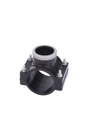 Bolt pipe clamp - SA3714 series - NEISCO FOR MODERN WATER SYSTEMS PRODUCTION - galvanised steel / PE