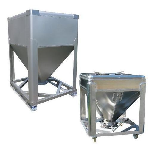 Hopper tank - EUROBIN® - GINALCO Srl - powder / for grain / coffee