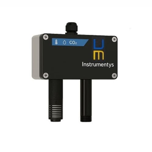 Room air quality transmitter - INS-TR-HR-CO2-5X1 - Instrumentys - indoor / temperature / CO2