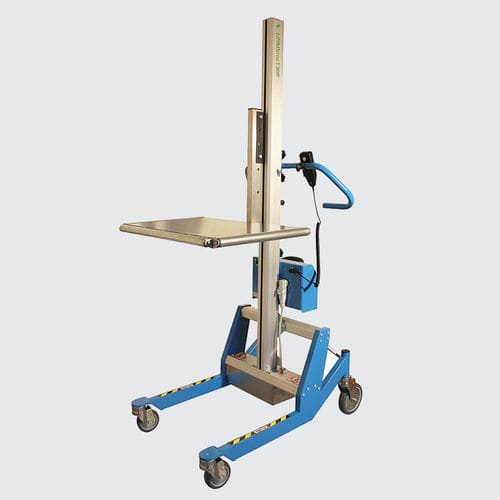 Battery-powered mini stacker truck - 130PRX - EMA Ergonomía S.L. - walk-behind / 24 V / for materials handling