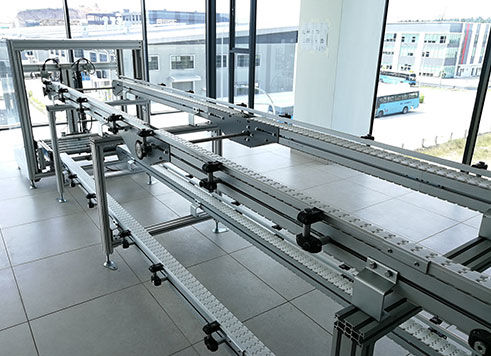 Transport conveyor - MODU System (M) Sdn.Bhd. (MODU Group) - transporting / for materials handling / transfer
