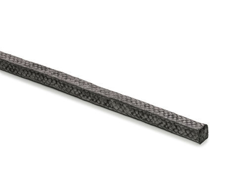 Braided graphite packing - T4665 - ULMAN Dichtungstechnik GmbH - carbon fiber / chemical-resistant / high resistance