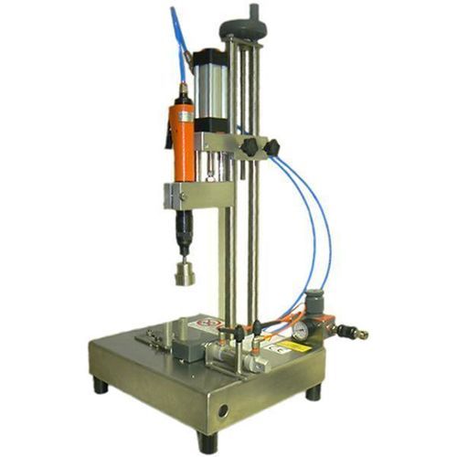 Pressure screw capping machine - RTE engineering - screw / pneumatic / semi-automatic