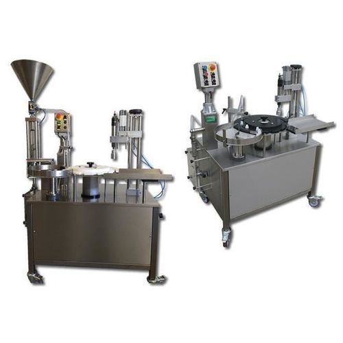 Semi-automatic filling and capping machine - RTI 12/1 M - RTE engineering - for plastic bottles / monobloc / volumetric