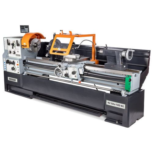 Conventional lathe - HU 560x1500-4 NG DRO - Huvema B.V. - horizontal / for small workpieces / for shaft machining