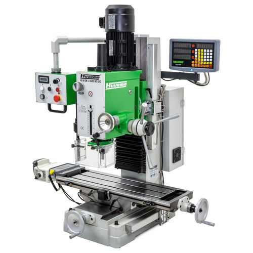 Vertical drilling and milling machine - HU 45 DM-4 VARIO NG DRO X-FEED - Huvema B.V. - variable speed / tapping