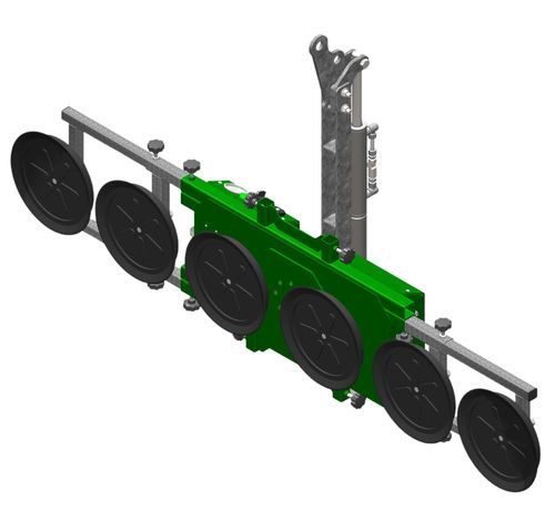 Glass plate vacuum lifter - SL-VA-500 - SingleLift - for flat parts / for sheets / adjustable