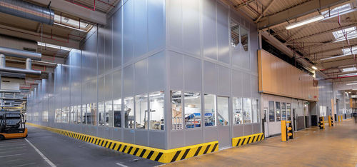 Modular room-in-room system - TRENDLINE - KLEUSBERG - with integrated partition / stand-alone / for meeting