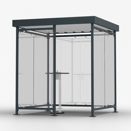 Storage construction site cabin - TRENDLINE - KLEUSBERG - glazed / modular / for public space