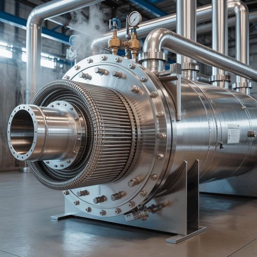 Shell and tube heat exchanger - Alpco Industrial EU - liquid/liquid / water/oil / water/water