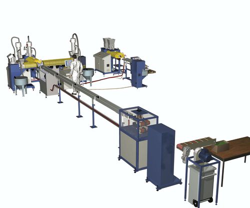 Extrusion line with water cooling - SCAMEX - twin-screw / custom-made / pelletizing