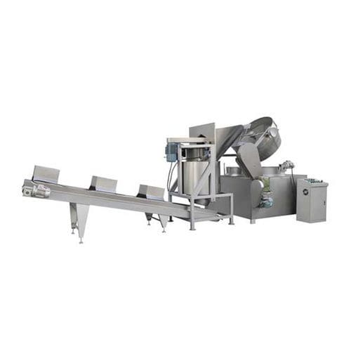 Fritter frying line - Jinan Arrow Machinery Co., Ltd. - for snacks / for meat / for fish