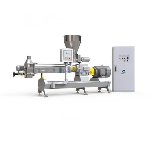 Pet food food extruder - SLT70H - Jinan Arrow Machinery Co., Ltd. - for wavy chips / for grain products / twin screw