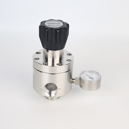 Gas pressure regulator - JSR-4L Series - Jewellok - heated gas / for inert gases / for oxygen