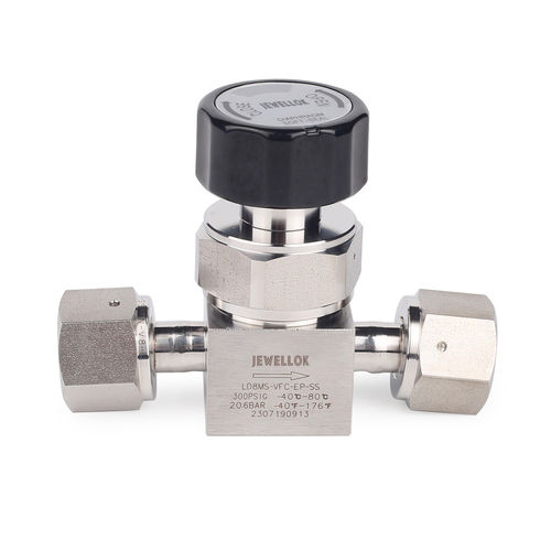 Diaphragm valve - LD - Jewellok - pneumatic / manual / isolation