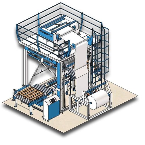 Automatic hood machine - Argesta Makina - PLC-controlled / computer-controlled / stretch film