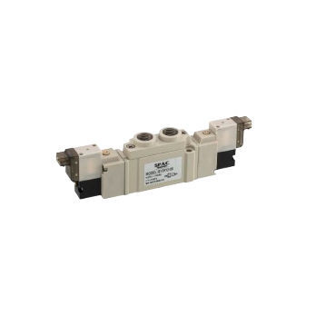 Direct-operated solenoid valve - FG series - SPAC Pneumatic - 5-way / air / for compressed air