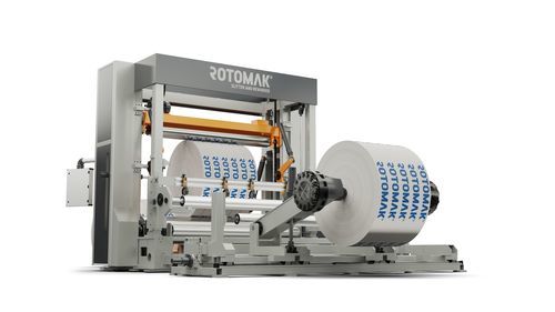 Automatic slitter-rewinder - SLICING RSR-V - Rotomak - high-speed / jumbo / for labels