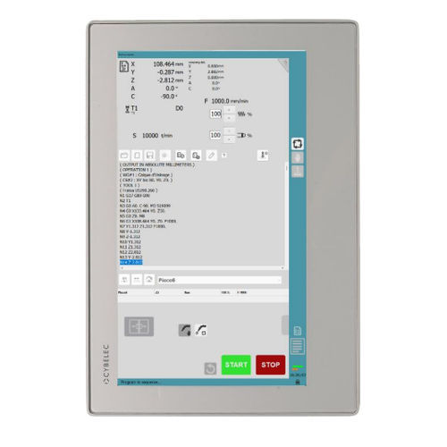 Multi-axis CNC controller - VisiTouch - Infranor Group - with integrated HMI / touch screen / PC-based
