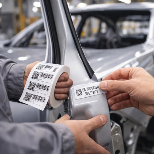 Adhesive label - ARGIPRINT - Lit-Off Desarrollo S.L. - security / identification / barcode