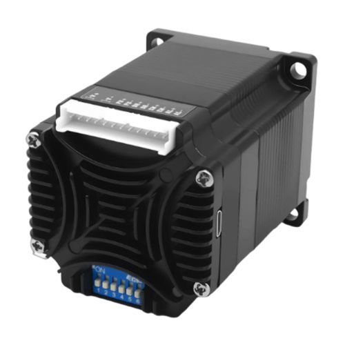Stepper servo motor - 57BH96PS20IC - NEOTON MOTOR - 60 V / 24 V / with integrated driver and coder