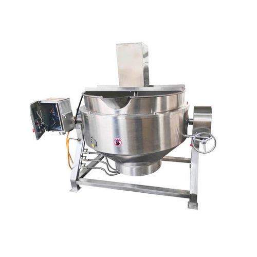 Double-jacketed industrial cooker - QJC series - Zhucheng Jiapin Food Machinery Co., Ltd. - gas / batch / unlaoding by tilting